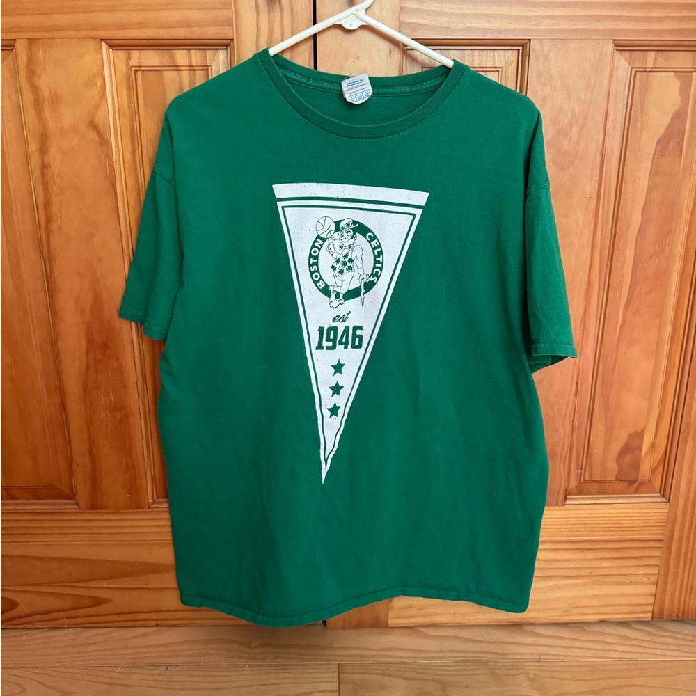 Boston Celtics Delta Pro Weight Green T-Shirt